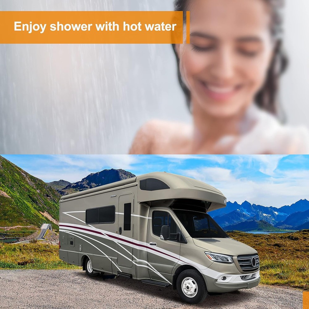 RV Water Heater Anode Rod - 2-Pack, for Hot 0.75"W x 9.25"H, Silver