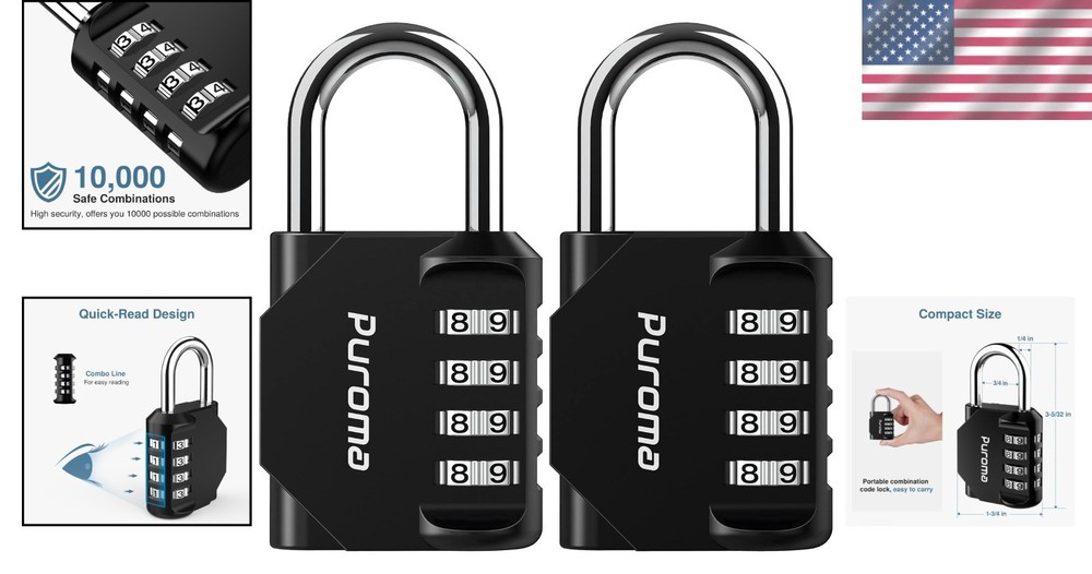 Brand New Lock Protective Gear Security Black