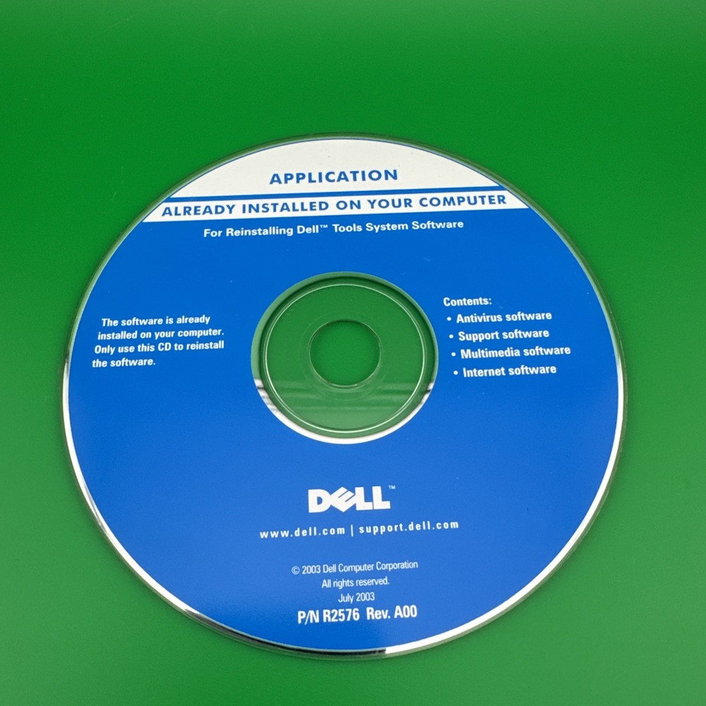 Vintage Dell Dimension And Tools System Software & Drivers CD’s Backup 2003-2004