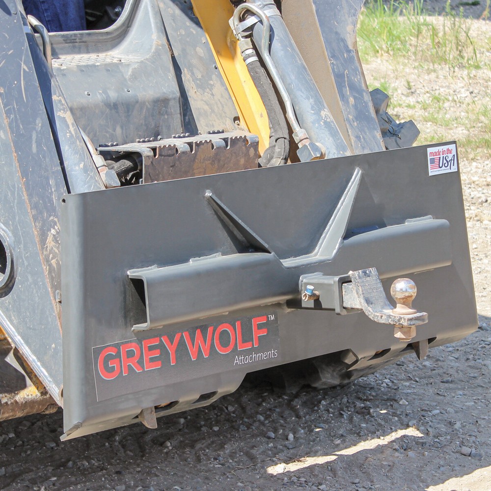 GreyWolf™ Skid Steer 2" Receiver Hitch Plate