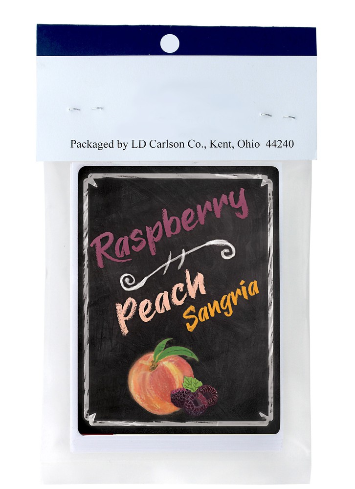Raspberry Peach Sangria Wine Labels 30/Pack Mist Collection