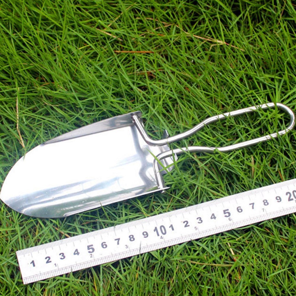 Versatile Stainless Steel Camping Spade Practical Tool for Outdoor Adventures