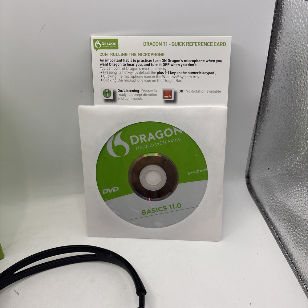 Nuance Dragon Basics NaturallySpeaking 11 Home Speech Recognition Software Micro