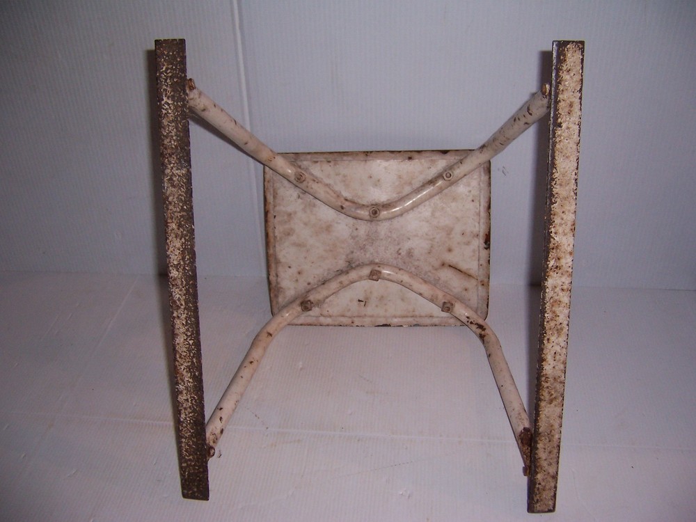 Vintage Metal Kitchen Utility Stool