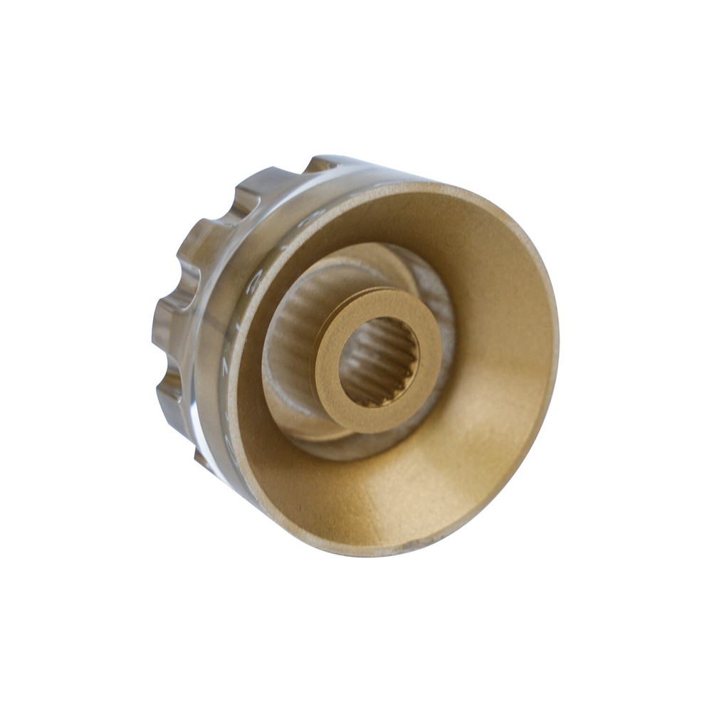 4Pcs Speed Control Knobs Embossed Gold Guitar Knobs Bass Knobs Gear Shape Knobs