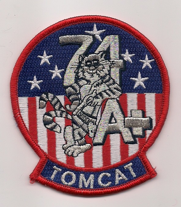 VF-74 BE-DEVILERS F-14A+ TOMCAT FIGHTER SQN patch