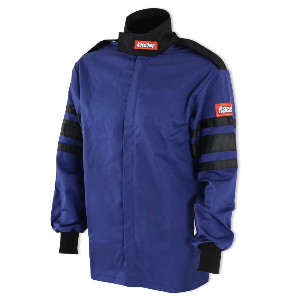 RaceQuip Single Layer Fire Suit Jacket Blue - Medium