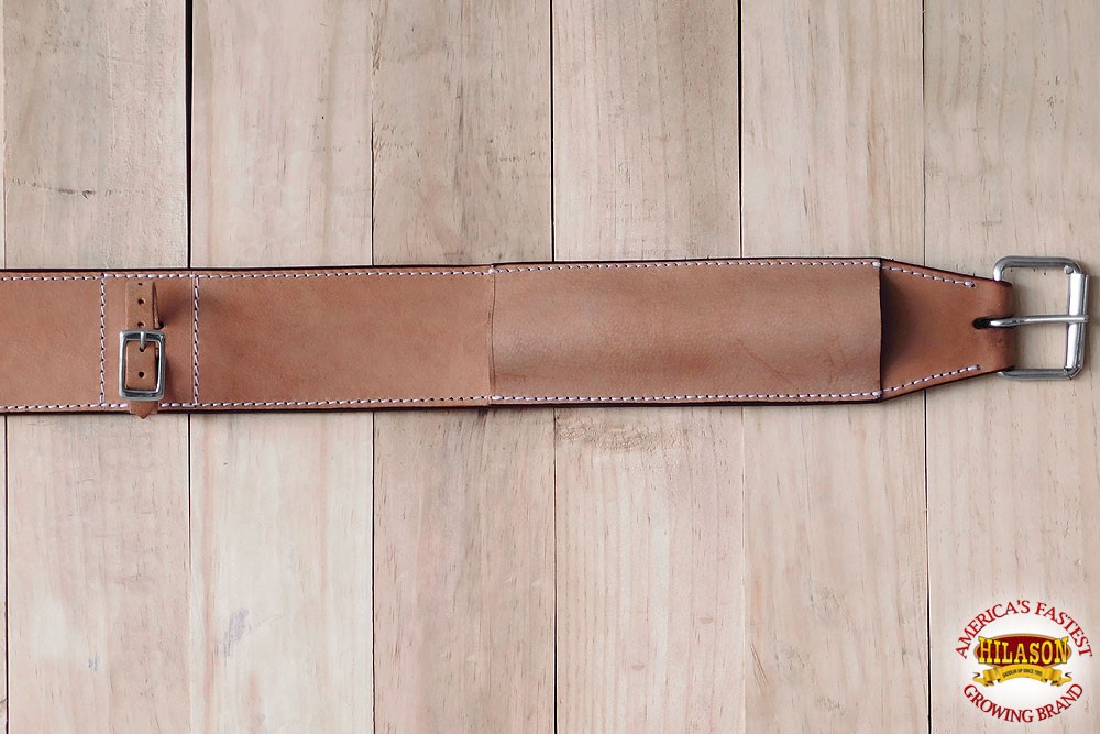 54HS Hilason Western Leather Saddle Girth Cinch Plain