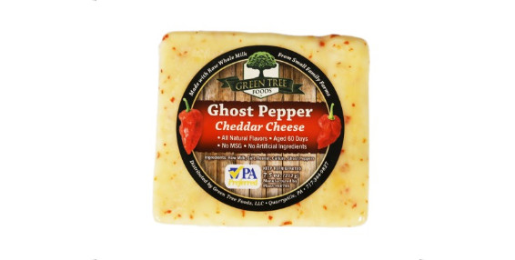 Green Tree Ghost Pepper Cheddar – 7.5 oz (Pack of 2)