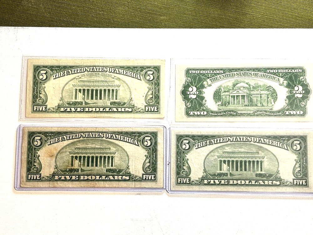 Tender Note's $5.00 Silver-Certificate star-note / Red note's / $2.00 Red-Seal