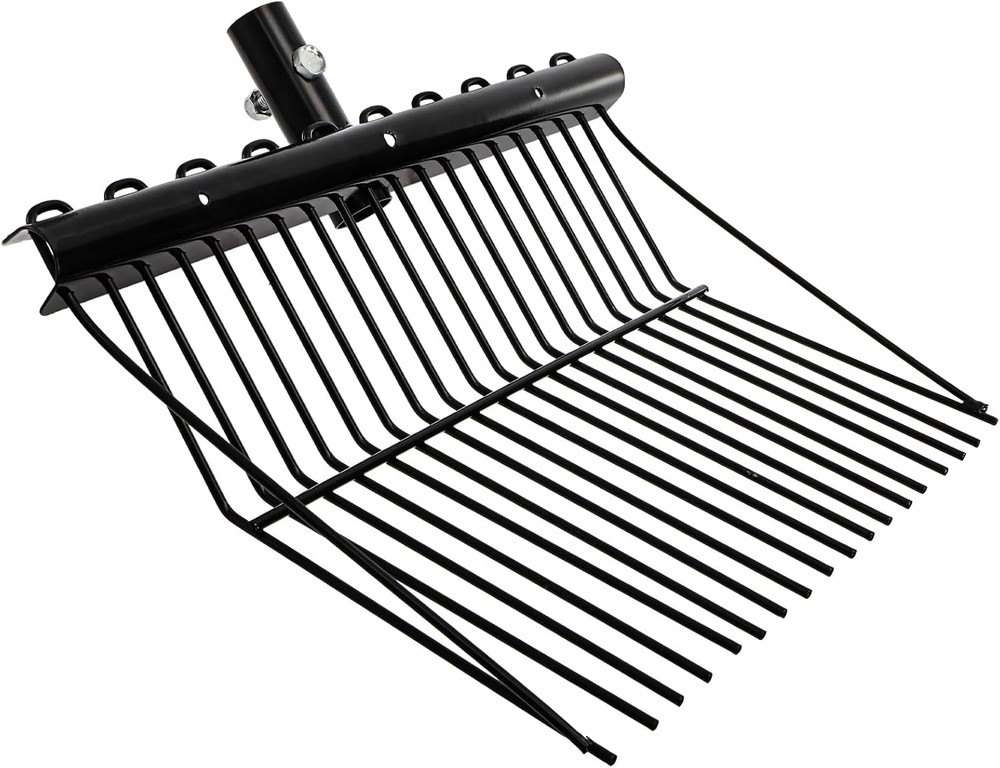 Pitch Manure Fork Head, Metal Pitch Fork for Garden, Durable Digging Fork Rake H