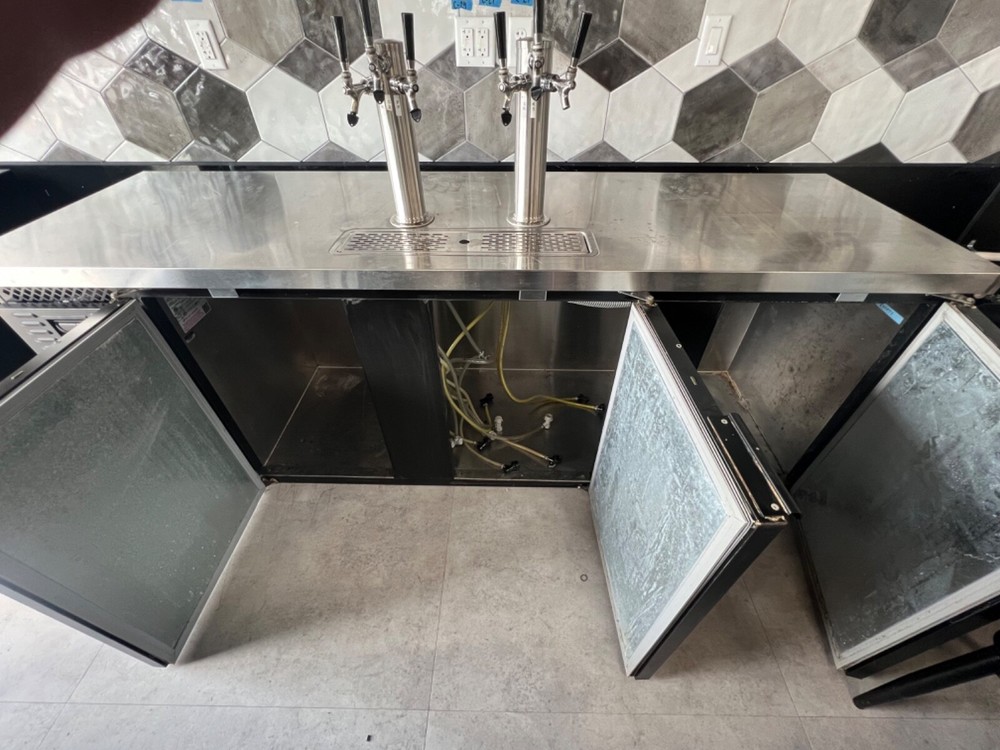 continental kc90n double tap kegerator