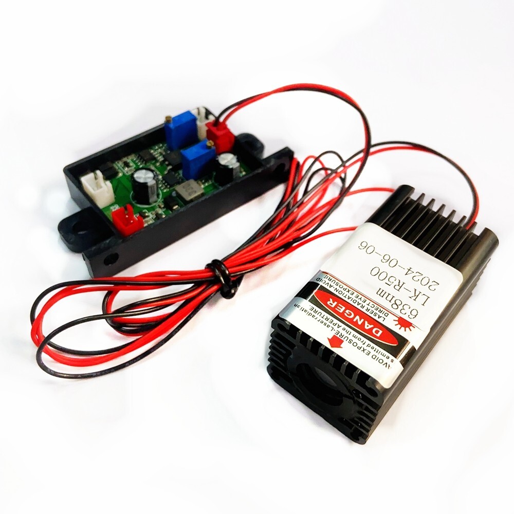 638nm 500mw Fat Beam Orange Red Laser Diode Module