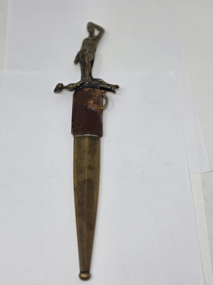 Antique Ritual Dagger, Satanic Mephistopheles, Occult
