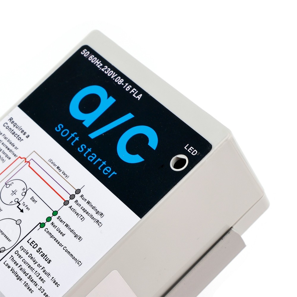 ❄️08-16A Soft Start Module For 1.75-3.5 Ton AC Units Reverse Motor Protection