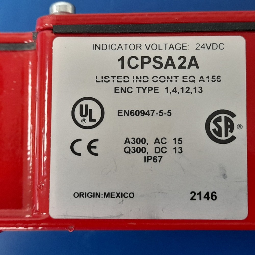HONEYWELL Cable Pull SAFE Switch 2NC/2NO 24Vdc LED