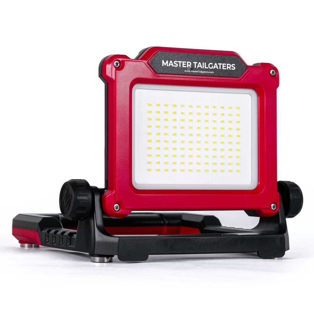 Master Tailgaters LED Work Flood Light Compatible for Universal Battery