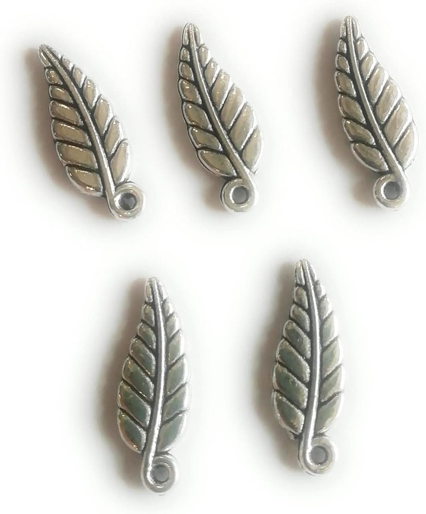 Silver Plated Leave (Leaf) for Pooja -5 pcs