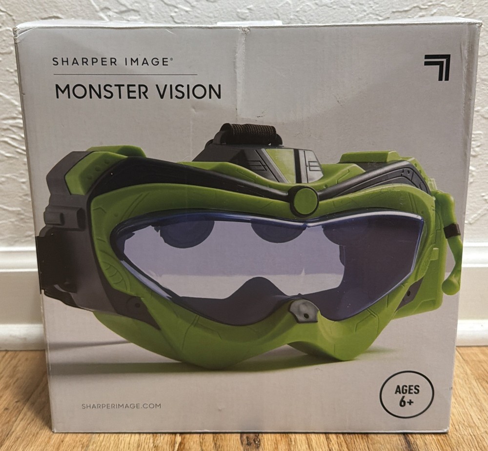 SHARPER IMAGE MONSTER VISION VR Headset Monster Blasting Visual Game