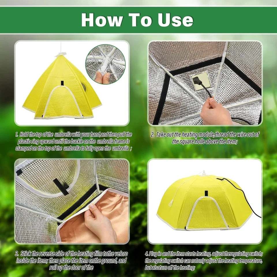 Chicken Brooder Box for Chicks Brooder Plate Chick Heater Warmer for 10 Newborns