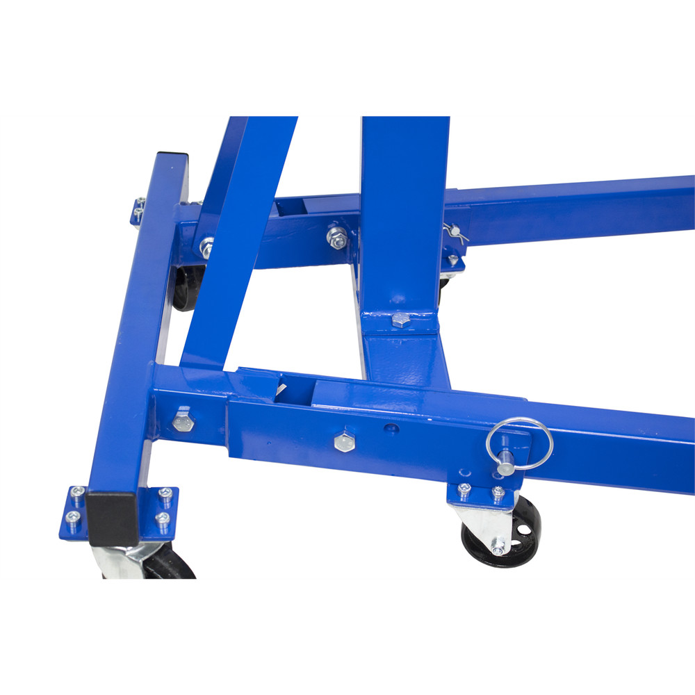 K Tool 62110A 1100 lb Engine Stand with Gear Driven Rotation Folding Frame