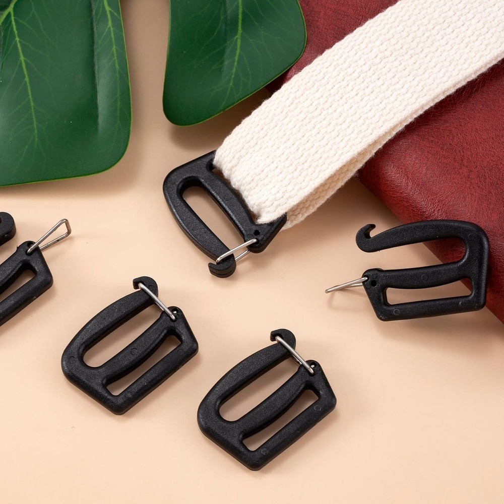 25mm/1inch G Hook Webbing Connecting Buckles Adjustable Plastic Clips Replacemen