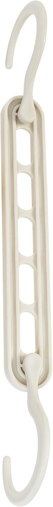 Honey-Can-Do Plastic Collapsible Cascading Space Saving Hangers White 20 Pack