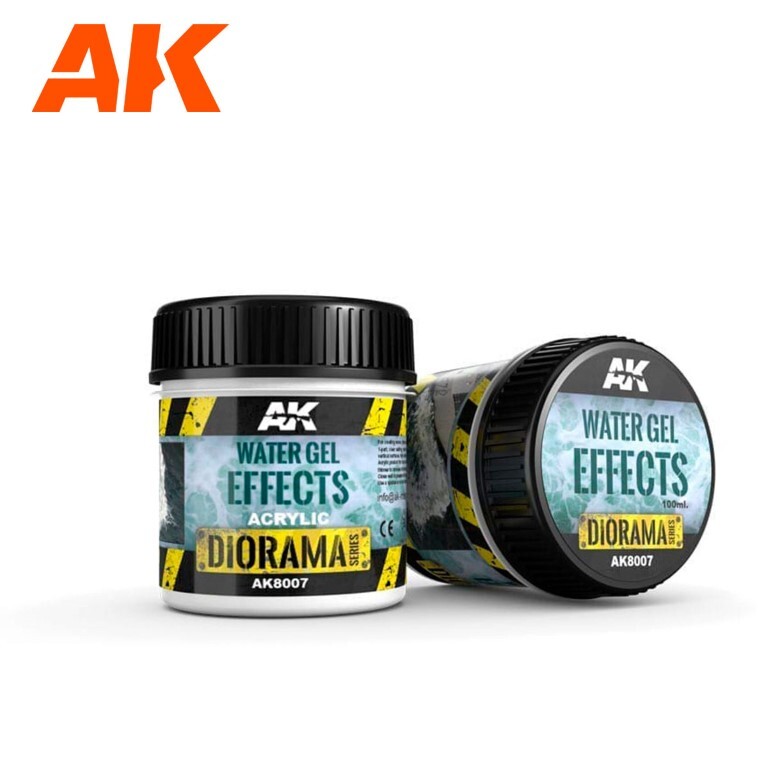 AK Interactive: WATER GEL EFFECTS - Acrylic Texture Effects FX - 100ml - AK8007
