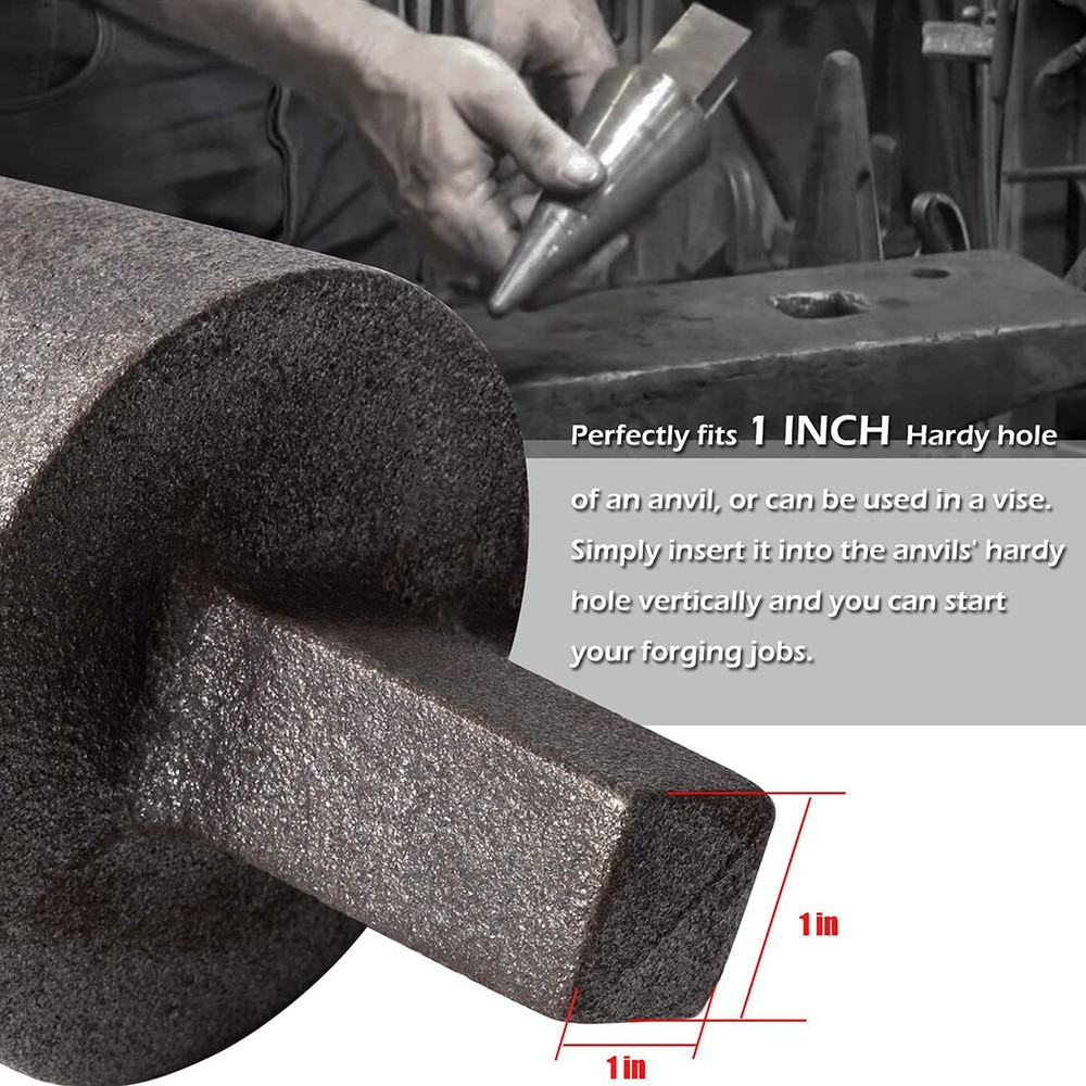 Blacksmith Anvil Mandrel Metal Forming Cone 1" Hardy Tool