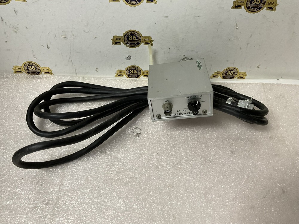 TENNELEC NIM computer module model # TC 145 Scintillation Preamp Amphenol cable