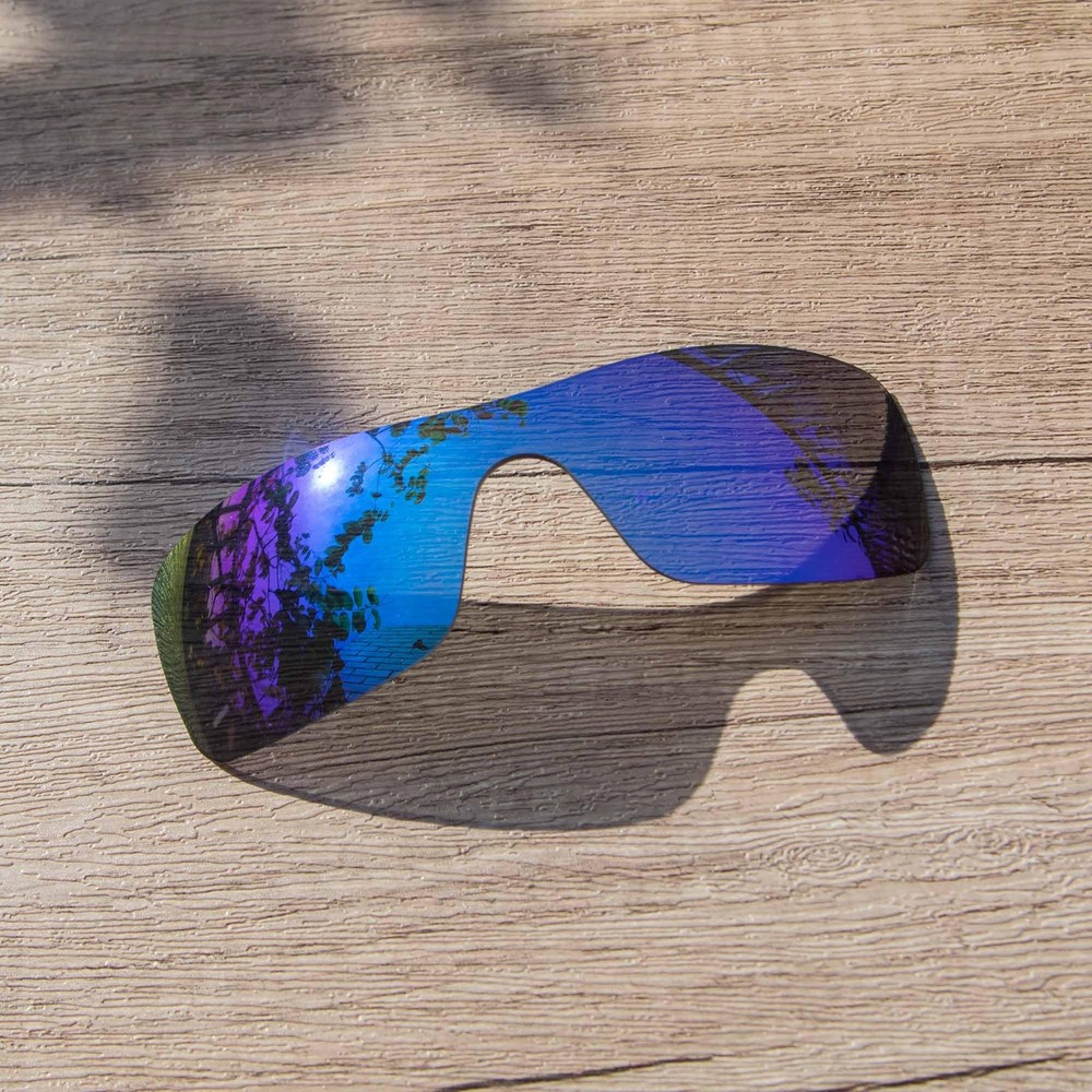 Walleva Ice Blue Polarized Replacement Lenses For Oakley Batwolf Sunglasses