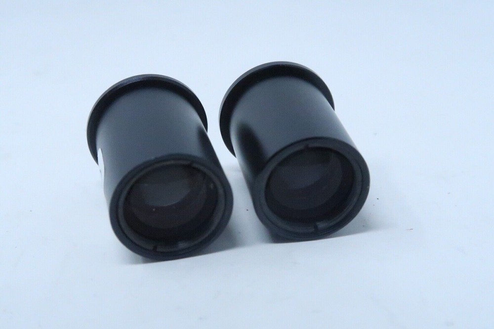 Leitz Wetzlar Germany - 10x Magnification Microscope Lens Eyepieces, Pair