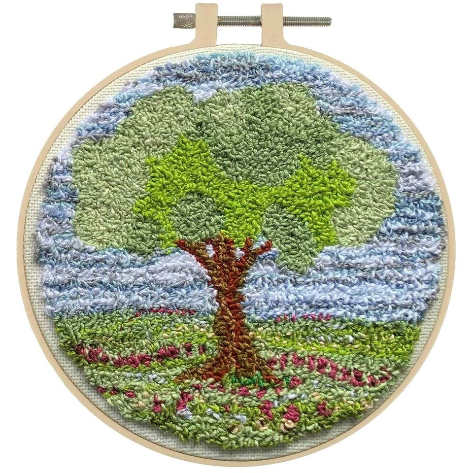Tree Punch Needle Kit by Loops & Threads® - 8" Finished Size