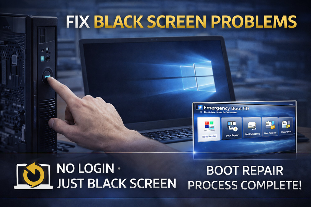 Windows Boot Repair & Recovery DVD | Fix Startup Errors, Disk Diagnostics