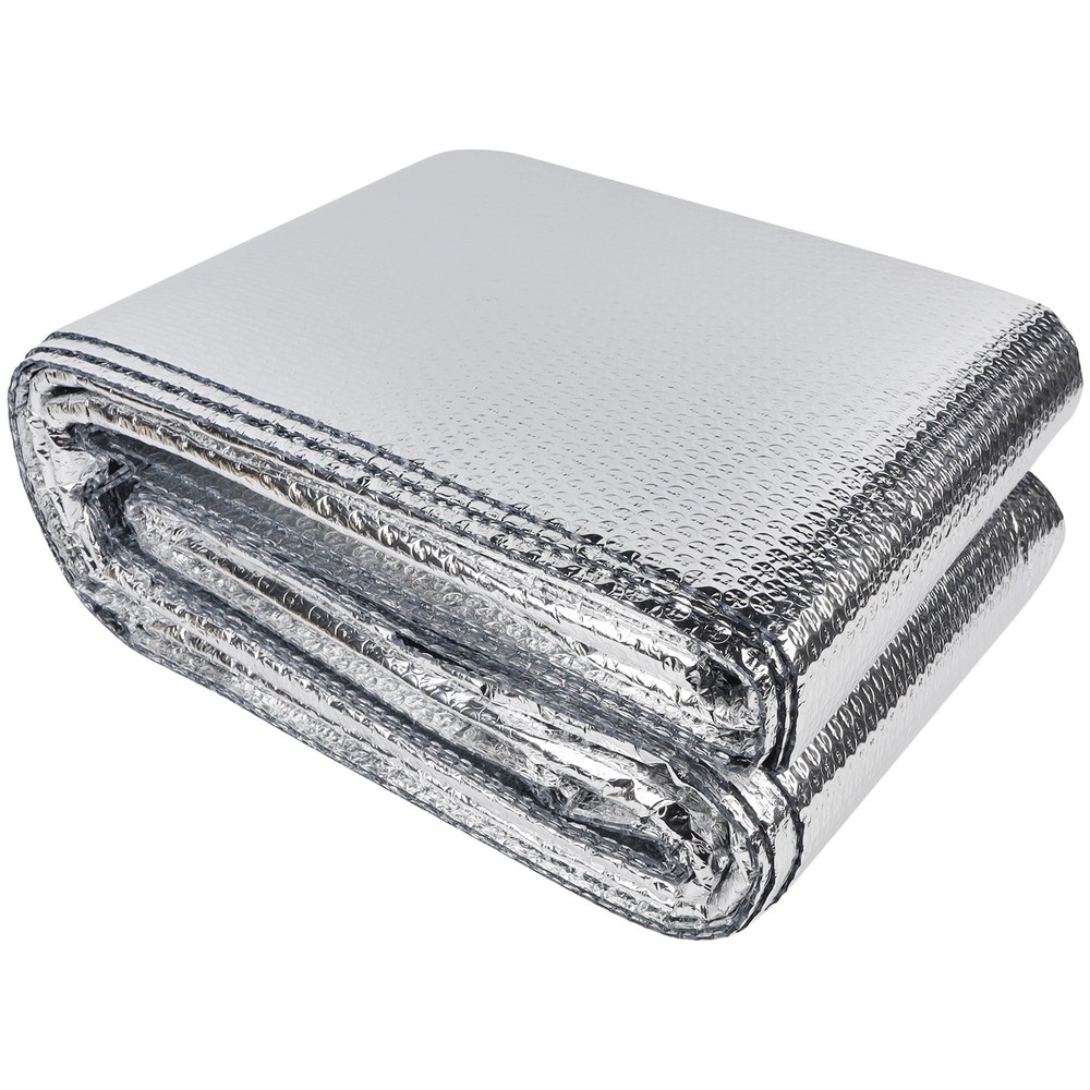 Window Insulation Roll, 48IN x 20FT Reflective Heat Shield Bubble Film, Doubl...