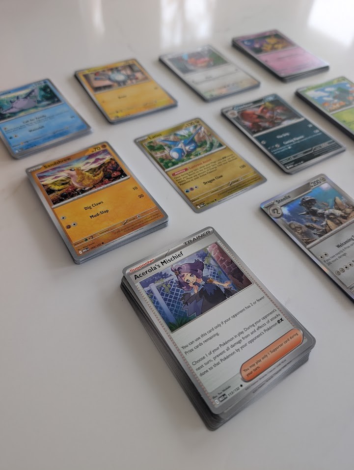 Mega Evolution Base Set Complete Common/Uncommon/Holo Rare 122 Cards NM Pokemon