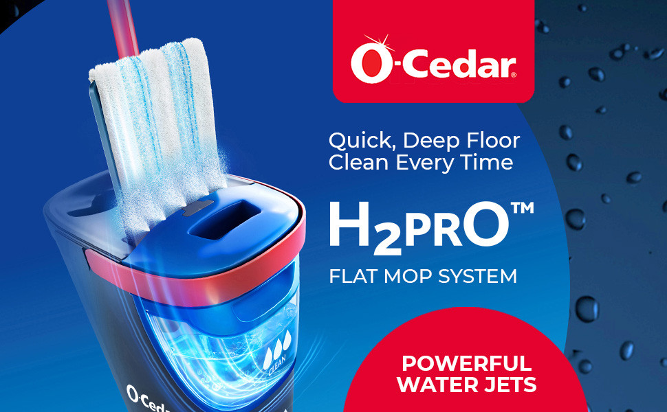 O-Cedar H2prO Mop System - Clean Water Cleaning