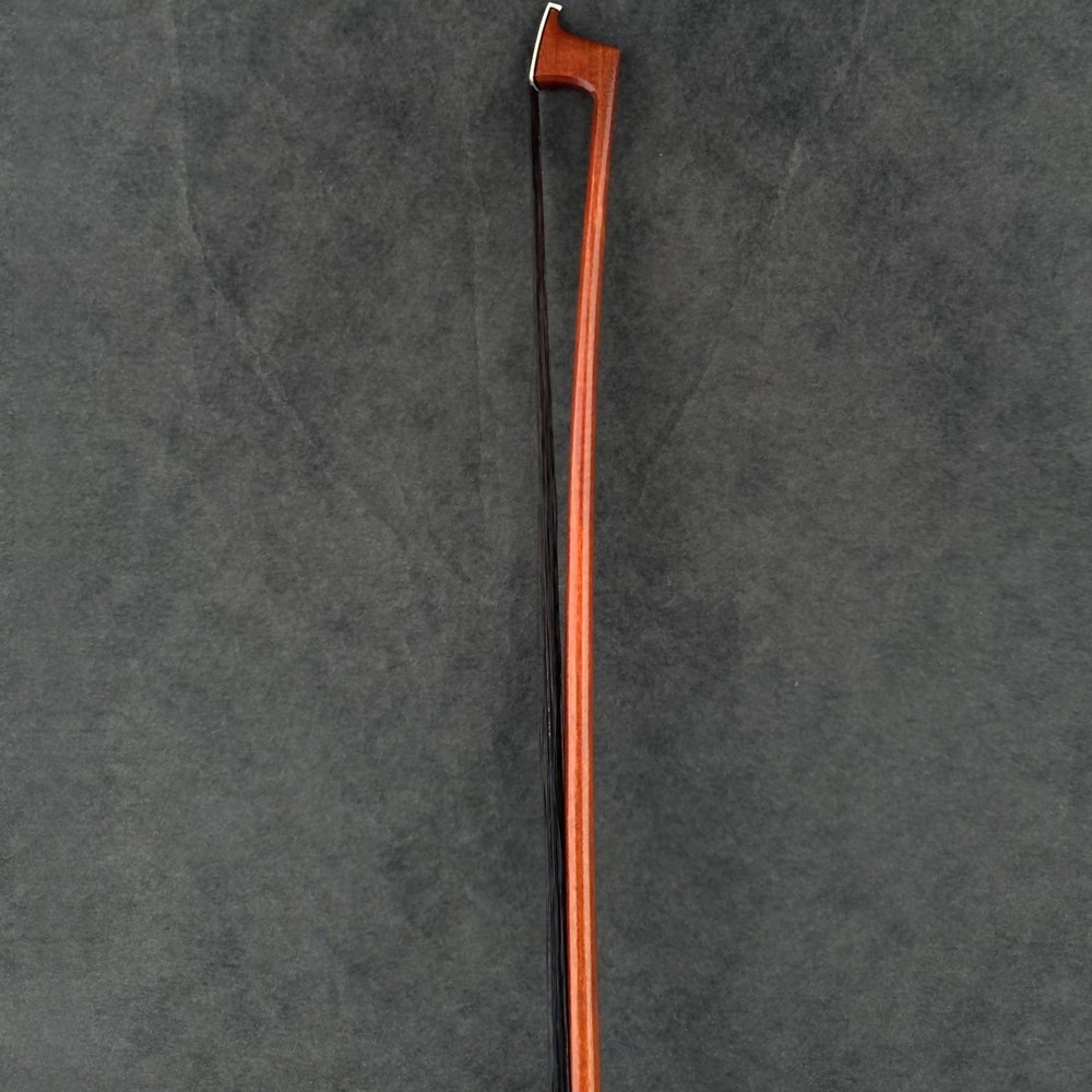 D. Peccatte Copy Master Pernambuco Violin Bow 4/4 Black OX Fleur-De-Lys Silver