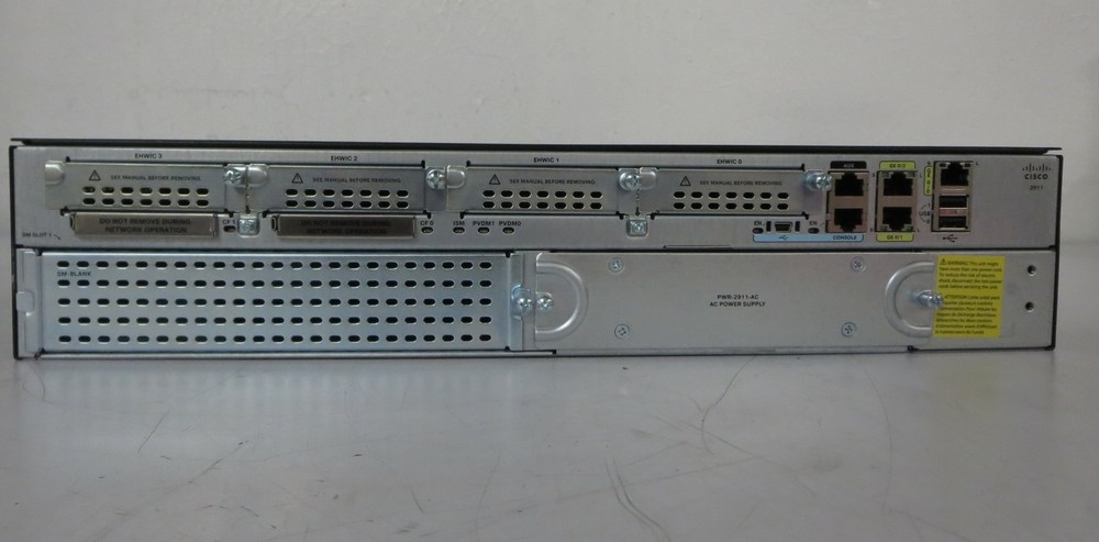 CISCO 2911/K9 INTERGRATED SERVICE ROUTER