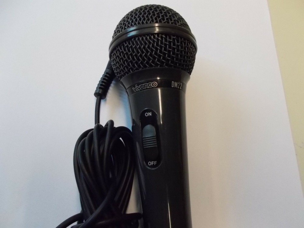 Vivanco DM 22 Dynamic Microphone 6.3 Mm Connector #K-469-06