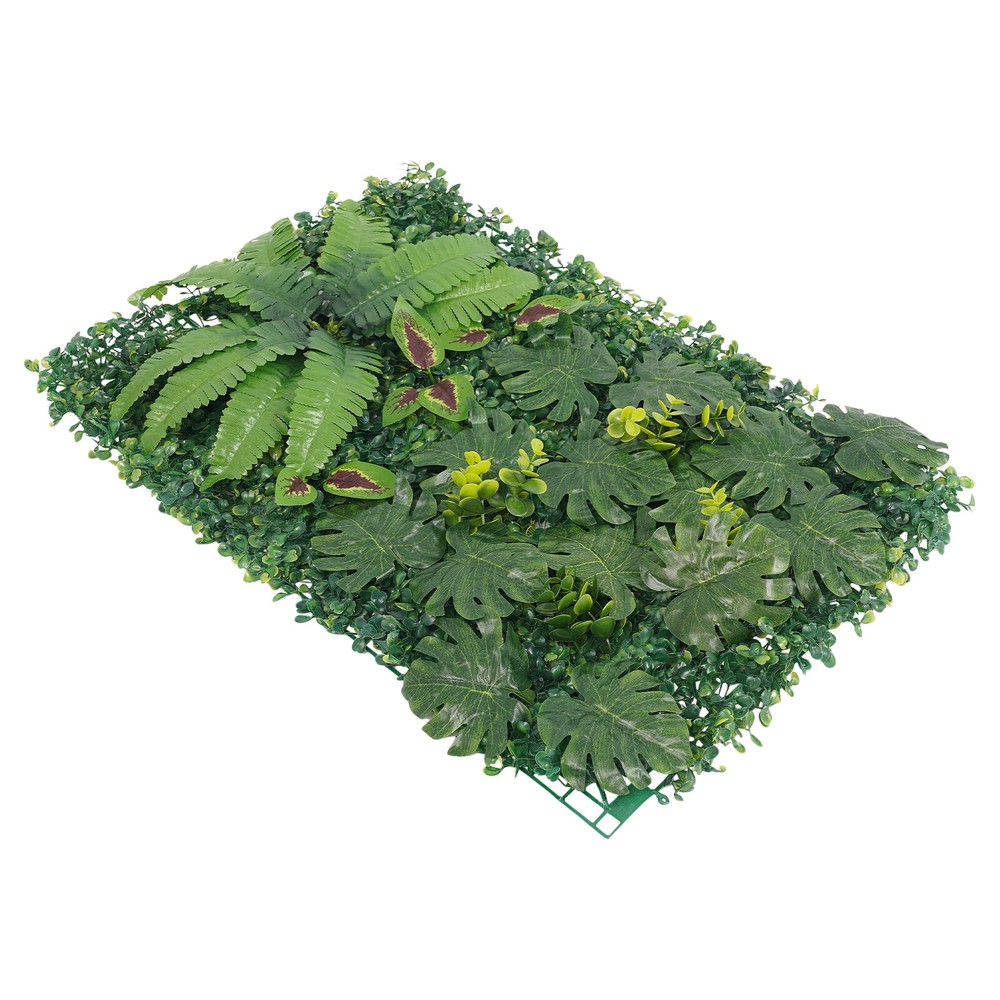 6PCS Artificial Greenery Wall Artificial Greenery Backdrop Wall Decor 40*60cm