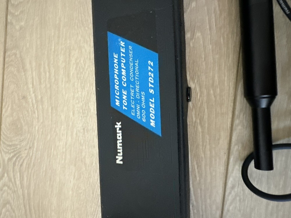 NUMARK MICROPHONE TONE COMPUTER SERIES STD 272 - 600 OHM Vintage