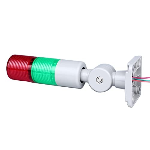 Led Signal Tower Stack Lights, Industrial 2 Layer/with Buzzer Red/Green DC 12V