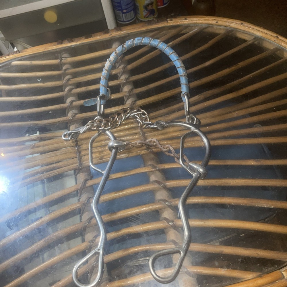Combo Hackamore With Twisted Wire And Rope Nose