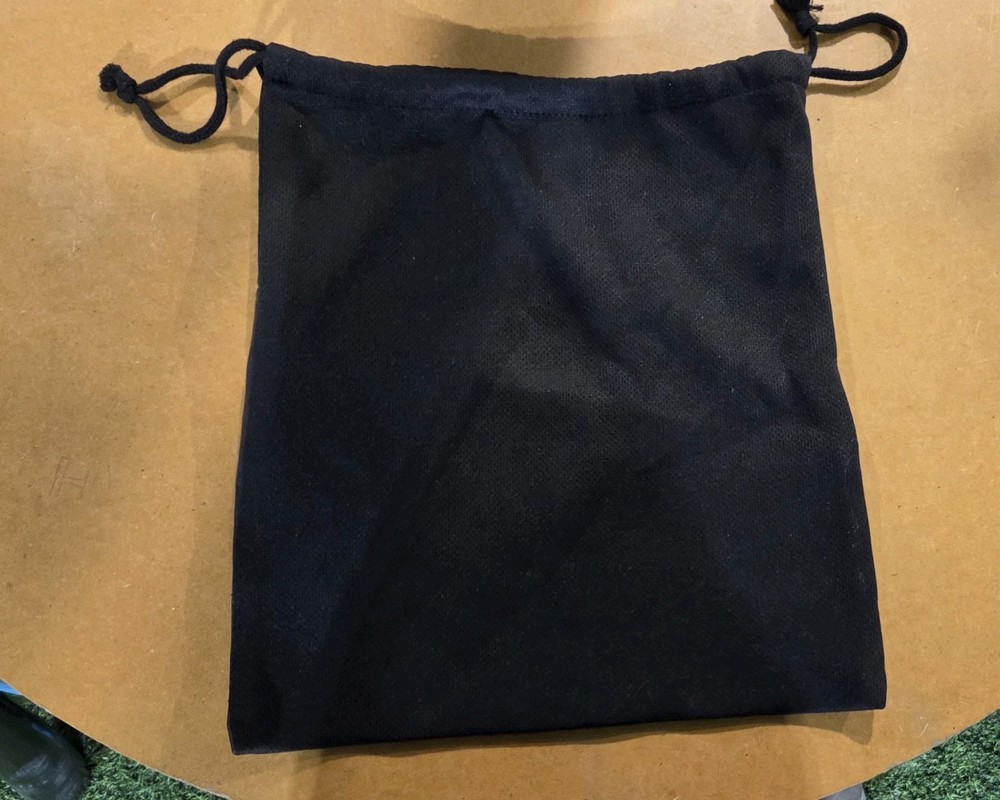 Mizuno Pro Black Drawstring Glove Bag