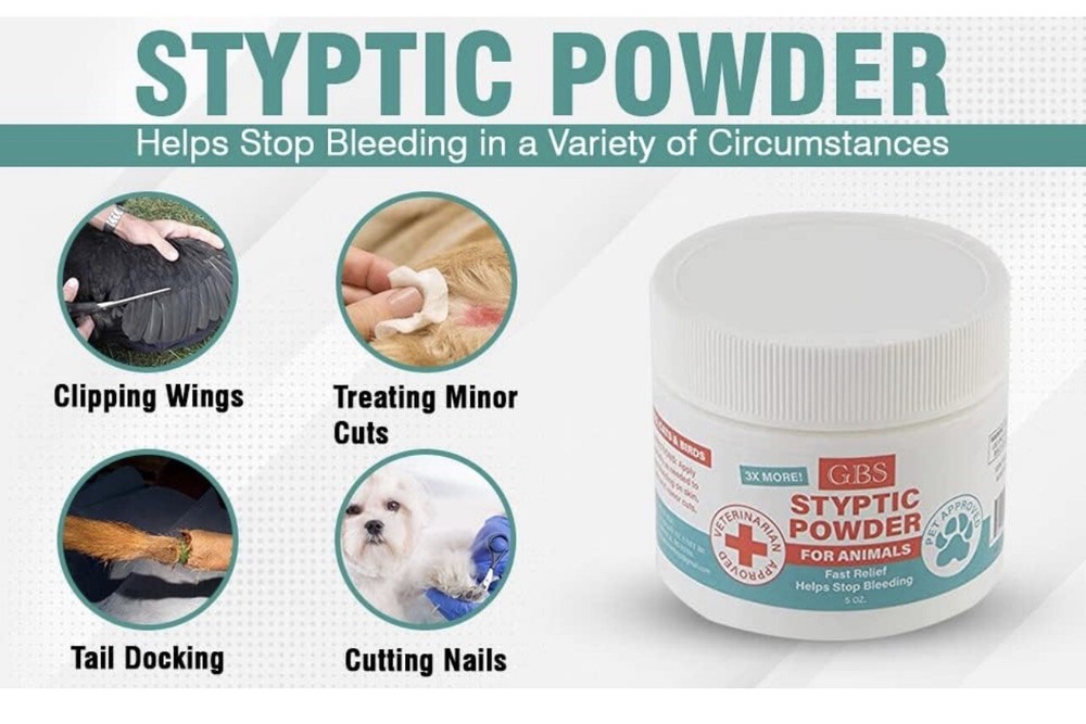 Fast Acting Styptic Powder for Pets 5OZ