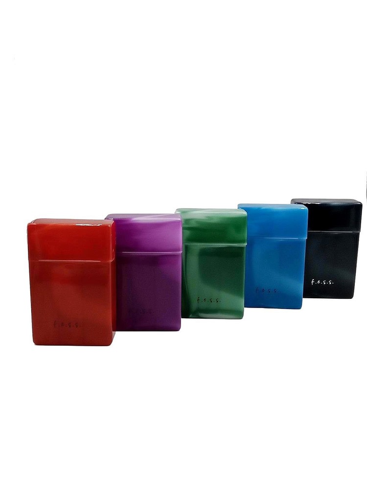 FESS 5Pk Cigarette Compartment Case  – Hard Plastic Holders for 85mm King Size