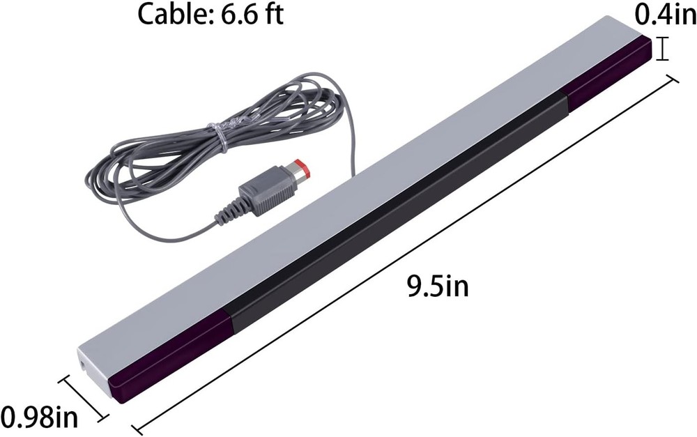 Aokin Sensor Bar for Wii, Replacement Wired Infrared Ray for...