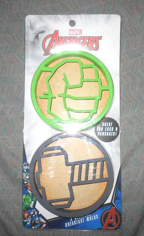 Marvel's Avengers 2 Silicone Egg & Pancake Breakfast Molds