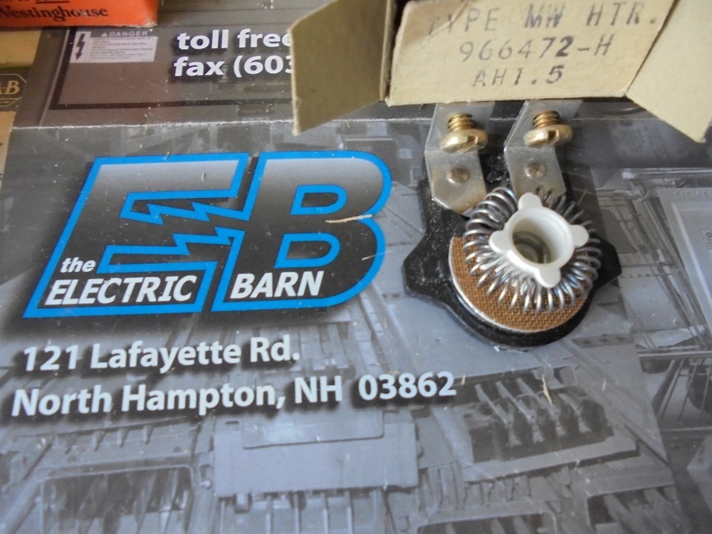 Westinghouse AH1.5 Type MW Overload Heater Element -NEW-B